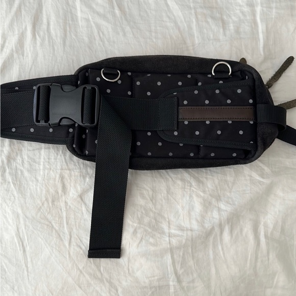 Stussy x mspc master piece product Fanny pack polka dot black bag street wear - Picture 3 of 10